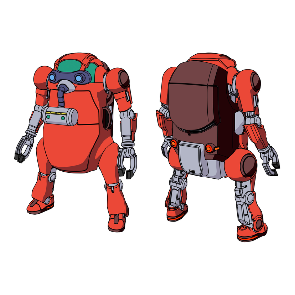 Gundam Express Australia Hasegawa 1/35 MechatroWeGo Votoms Collaboration Series Vol.1 Scope Dog & Kiriko Kiriko Back and Front