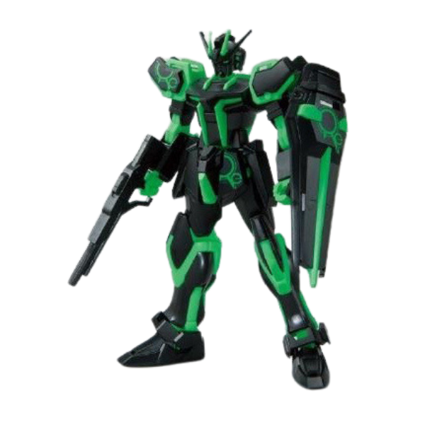 Gundam Express Australia 1/144 ENTRY GRADE Strike Gundam - Round Box Gunpla (Recirculation Color, Neon Green) view on front
