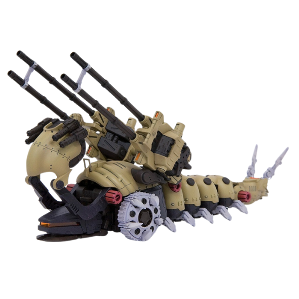 Gundam Express Australia Kotobukiya 1/72 HMM Zoids Molga AA & Molga Carrier (reissue).  action pose 2