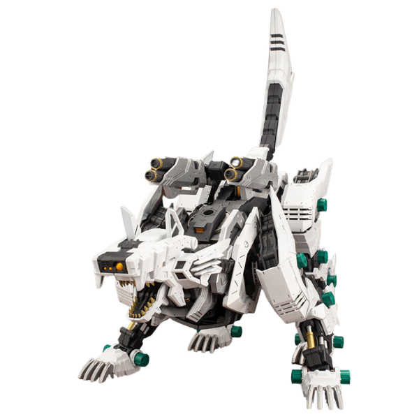 Gundam Express Australia Kotobukiya 1/72 Zoids RZ-053 Konig Wolf front view showing fangs