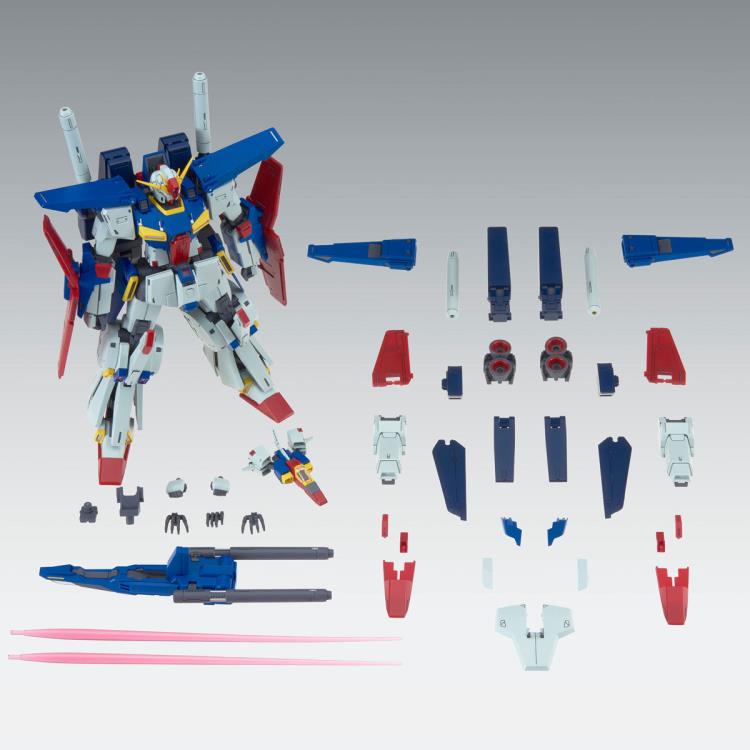 P-Bandai 1/100 MG Enhanced ZZ Gundam Ver Ka what's included