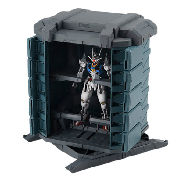 Gundam Express Australia 1/144 Realistic Model Series Mobile Suit Gundam The Witch From Mercury G Structure [GS07-B] MS Container (Material Color Edition) view on front 3