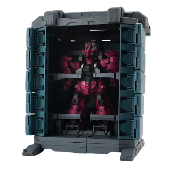 Gundam Express Australia 1/144 Realistic Model Series Mobile Suit Gundam The Witch From Mercury G Structure [GS07-B] MS Container (Material Color Edition) view on front 6