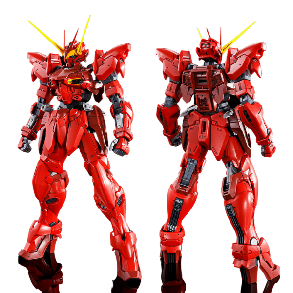 Gundam Express Australia P-Bandai 1/100 MG Testament Gundam with Action Base action pose view on front and back