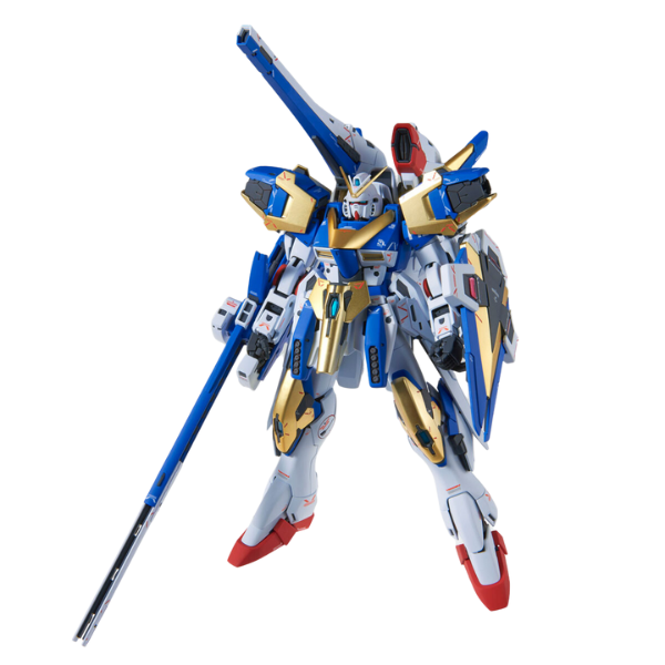 Gundam Express Australia P-Bandai 1/100 MG Victory Two Assault Buster Gundam Ver.Ka action pose front