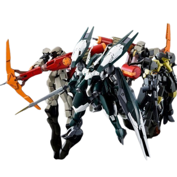 P-Bandai 1/144 HG Gjallarhorn Arianrhod Fleet Complete Set action poses 2