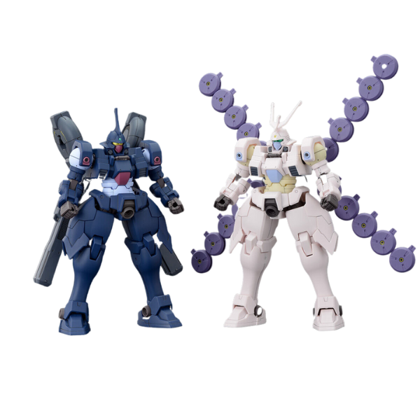 Gundam Express Australia P-Bandai 1/144 HG Vayeate Suivant & Mercurius Suivant box artwork action poses front