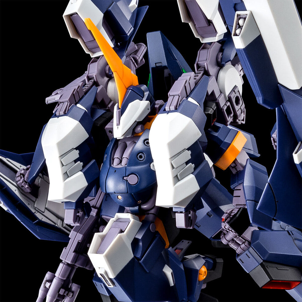 P-Bandai HG 1/144 AQUA-HAMBRABI II TITANS (A.O.Z RE-BOOT Ver.) close up image of upper torso