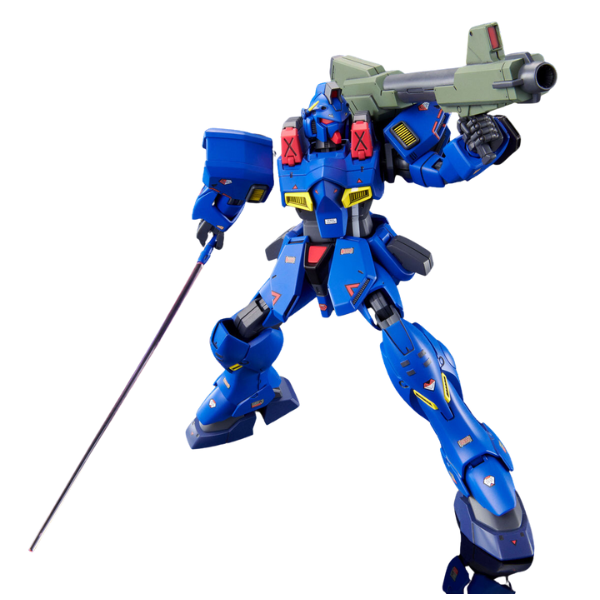 Gundam Express Australia P-Bandai RE/100 1/100 Gun-EZ Land Use Type Bluebird Team Colors action pose 2