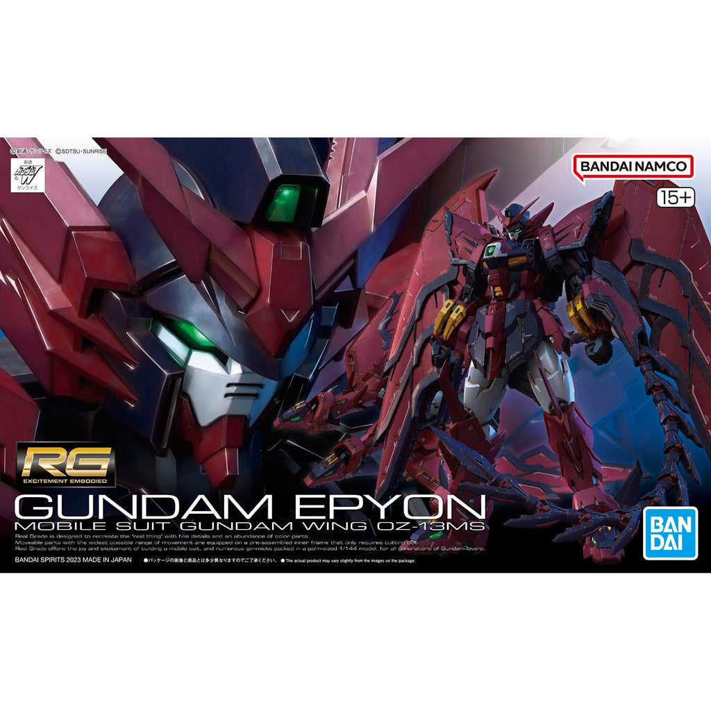 Gundam Express Australia Bandai 1/144 RG Gundam Epyon package artwork