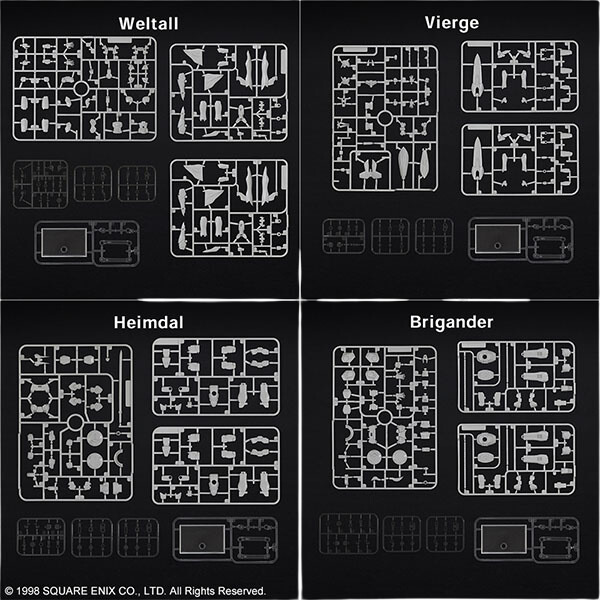 Gundam Express Australia Square Enix 1144 Xenogears Structure Arts Plastic Model Kit Series Vol.1 All 4 Types Box plastic kits
