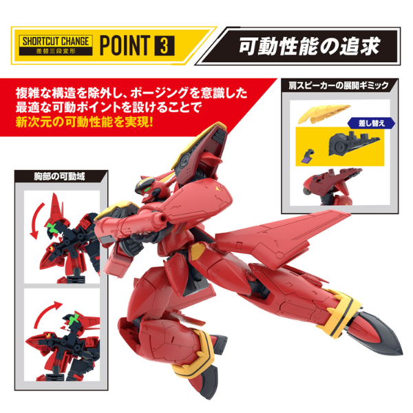 Gundam Express Australia Bandai 1/100 HG VF-19 Fire Valkyrie with Sound Booster  instruction 2