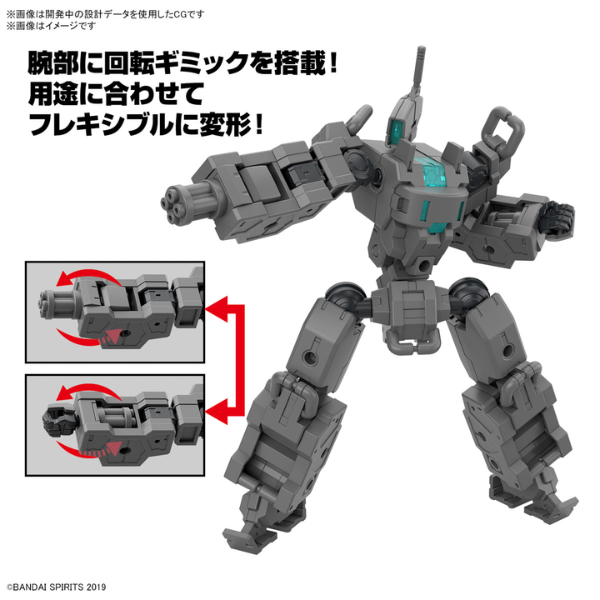 Gundam Express Australia Bandai 1/144 30MM Exa Vehicle (Small Variable Machine) hand details