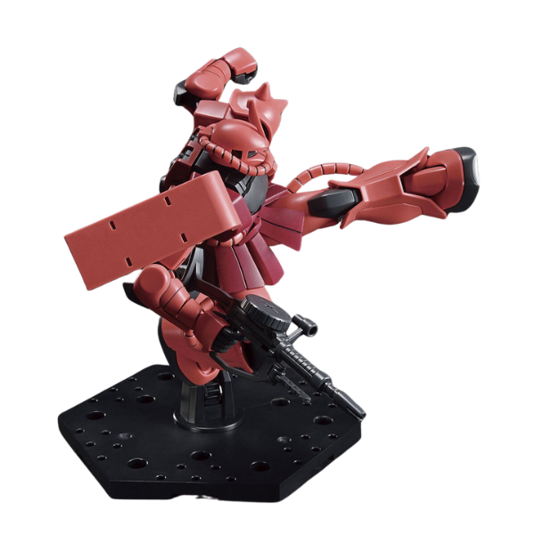 Gundam Express Australia Bandai 1144 HG MS-06S Zaku II (40th Anniversary) action pose