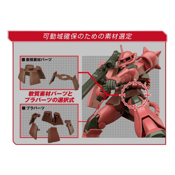 Gundam Express Australia Bandai 1144 HG MS-06S Zaku II (40th Anniversary) details