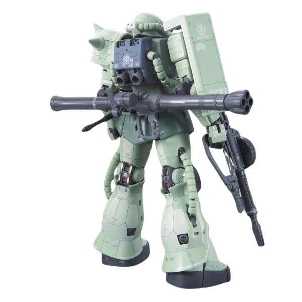 Gundam Express Australia Bandai 1/144 RG MS-06F Zaku II view on back