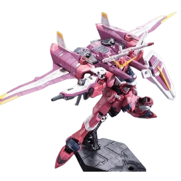 Gundam Express Australia Bandai 1/144 RG ZGMF-X09A Justice Gundam Z.A.F.T. Mobile Suit action pose 2
