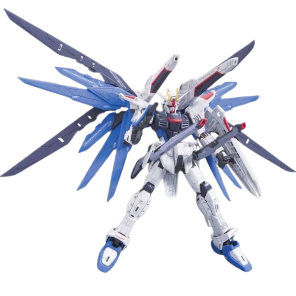 Gundam Express Australia Bandai 1/144 RG ZGMF-X10A Freedom Gundam action pose with wings