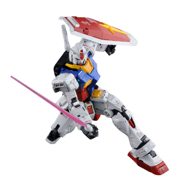 Gundam Express Australia Bandai 1/60 PG Unleashed RX-78-2 Gundam action pose