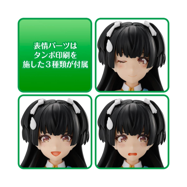Gundam Express Australia Bandai 30MS Fuyuko Mayuzumi  facial expression