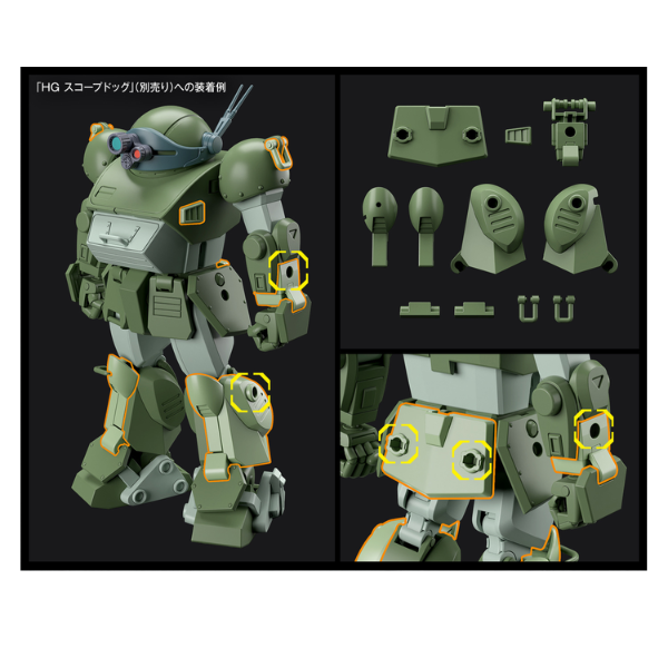 Gundam Express Australia Bandai HG Burglarydog (VOTOMS) instruction 3