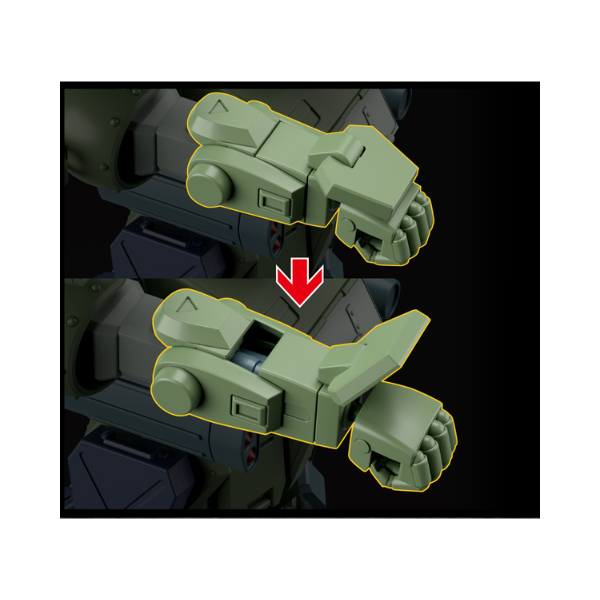 Gundam Express Australia Bandai HG Burglarydog (VOTOMS) hand armour