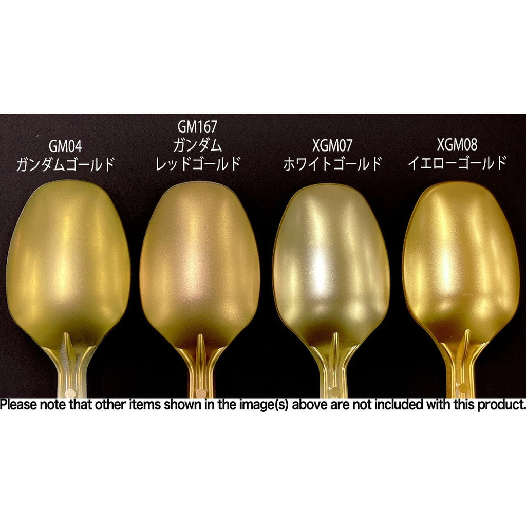 Gundam Express Australia Gundam Marker EX - White Gold comparing the different gold marker colours