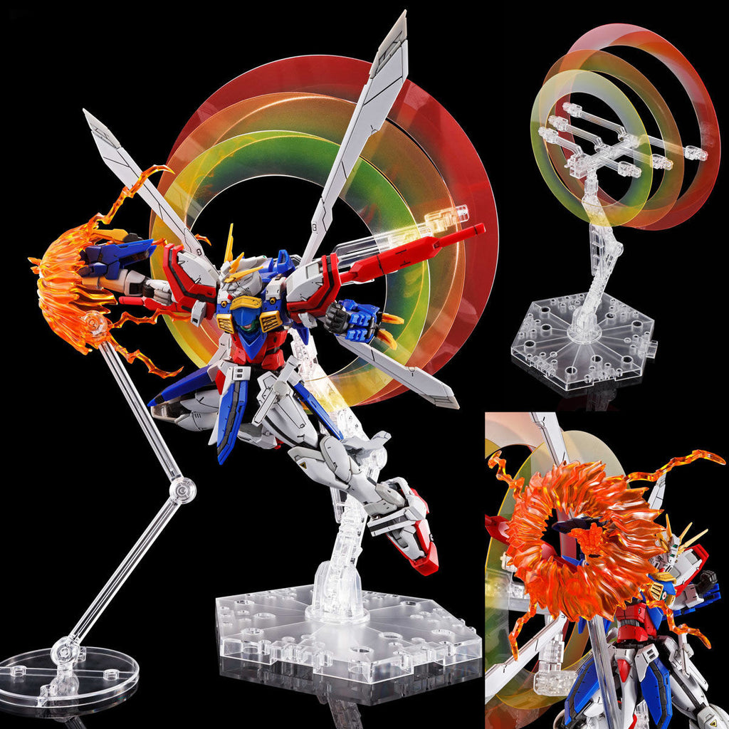 Gundam Express Australia P-Bandai 1/144 RG Expansion Set for God Gundam special effects holding action base included