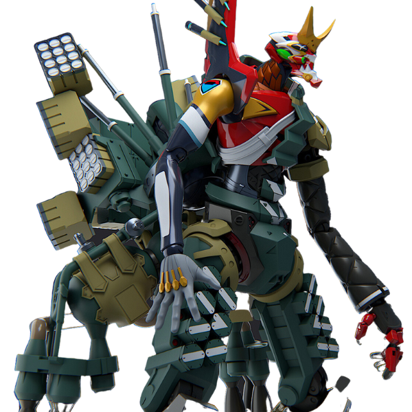 Gundam Express Australia Meng Multipurpose Humanoid Decisive Weapon, Artificial Human Evangelion Production Model-New 02 Alpha (Multi-color Edition)action pose rear view