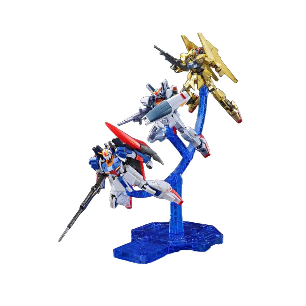 P-Bandai 1/144 HG Gundam Base Limited Zeta Gundam/Gundam Mk.II A.E.U.G ...