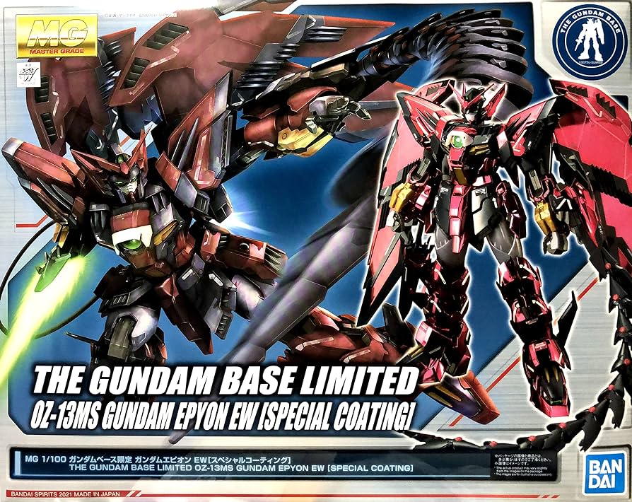 Gundam Express AustraliaP-Bandai 1/100 MG Gundam Base Limited Epyon EW Special Coating package artwork