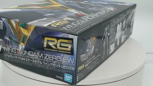 Bandai 1/144 RG XXXG-00W0 Wing Gundam Zero Custom package artwork video by GEA