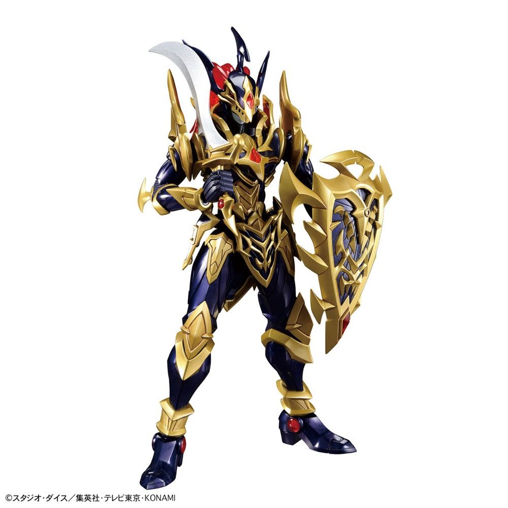 GEA Bandai Figure-rise Standard Amplified Black Luster Soldier (Yu-Gi-Oh!) front on view.