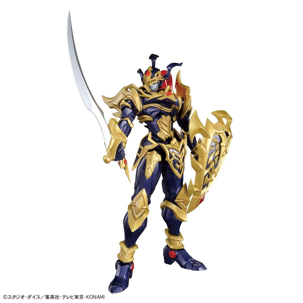 GEA Bandai Figure-rise Standard Amplified Black Luster Soldier (Yu-Gi-Oh!) with sword and shield
