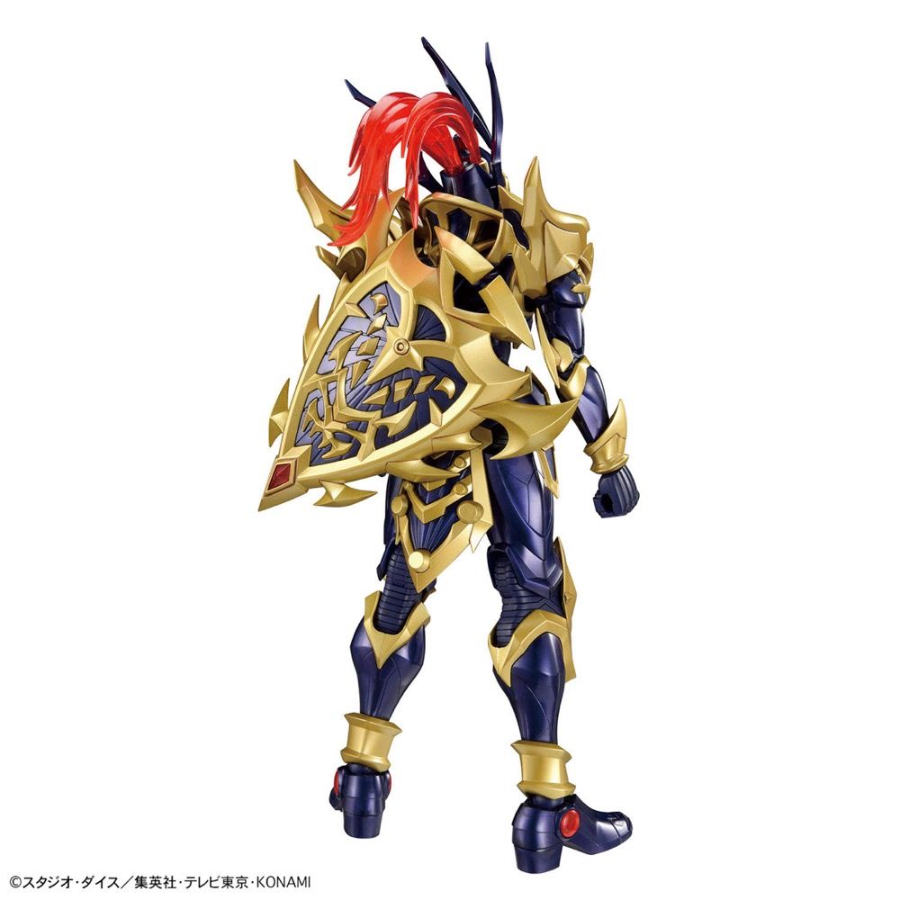 GEA Bandai Figure-rise Standard Amplified Black Luster Soldier (Yu-Gi-Oh!) rear view.