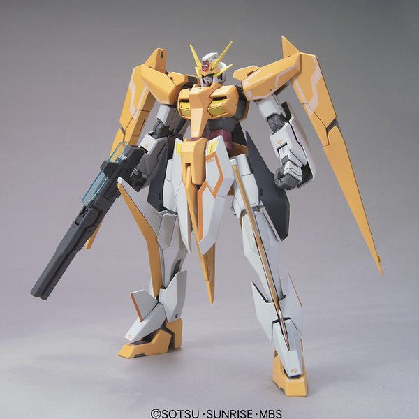 Bandai 1/100 Arios Gundam Designer's Colour Ver. front on view.