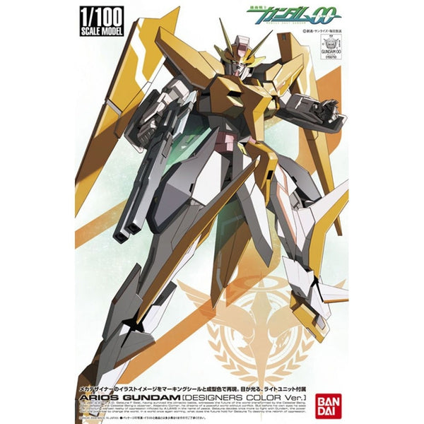 Bandai 1/100 Arios Gundam Designer's Colour Ver. package artwork
