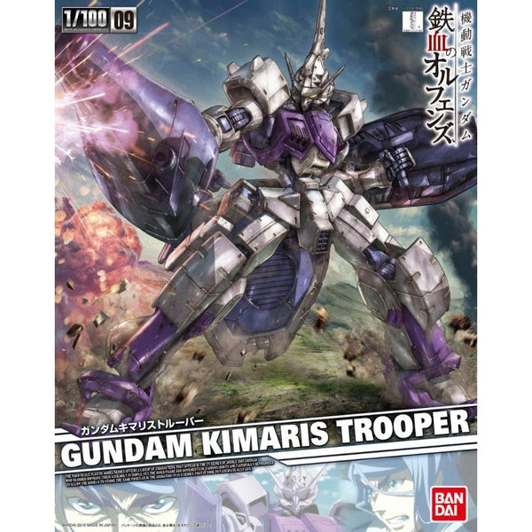 Bandai 1/100 Gundam Kimaris Trooper package artwork