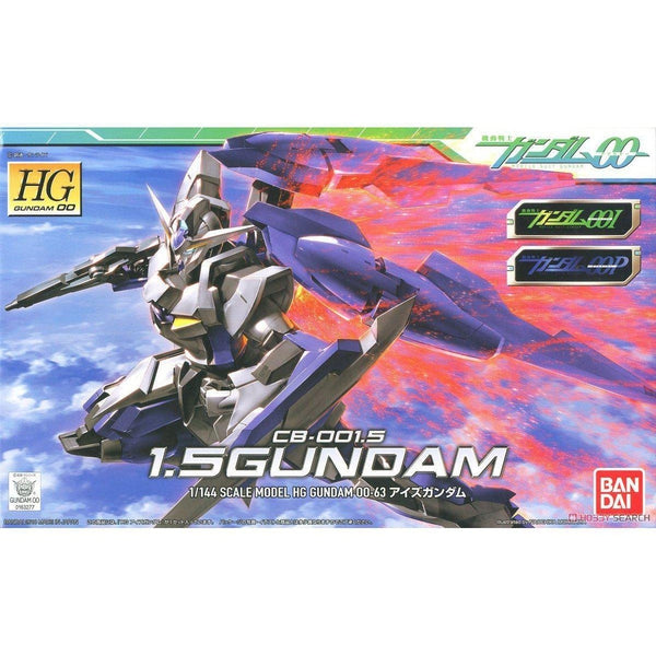 Bandai 1/144 HG00 1.5 Gundam package art