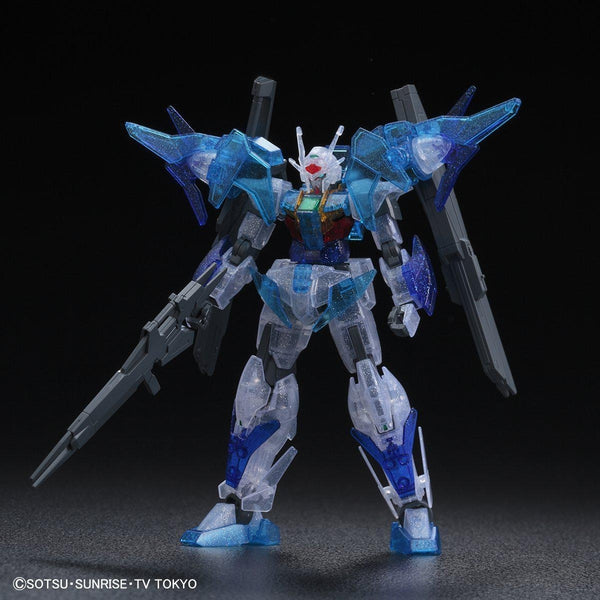 P-Bandai 1/144 HGBD Gundam 00 Sky [Dive Into Dimension Clear] front on pose