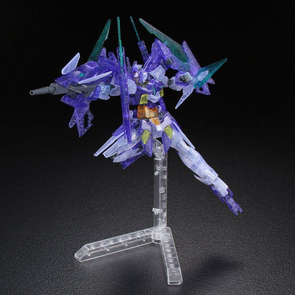 P-Bandai 1/144 HGBD Gundam AGEII Magnum [Dive Into Dimension Clear] action pose