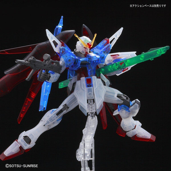 P-Bandai 1/144 HG Destiny Gundam [Clear Colour] action pose 2