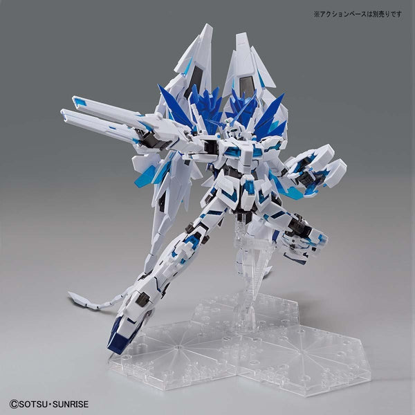 Bandai MG 1/100 Gundam Base Limited Unicorn Gundam Perfectibility beam smart gun and vibro nail