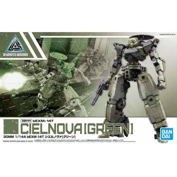 Bandai 1/144 NG 30MM BEXM-14T Cielnova (Green) package artwork