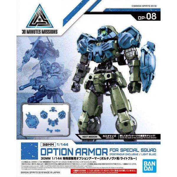 Bandai 1/144 NG 30MM Special Forces Option Armour for Portanova (Light Blue) package art