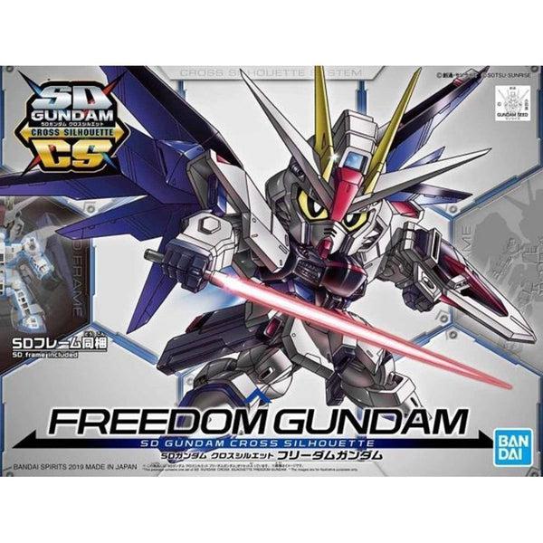 Bandai SD Gundam Cross Silhouette Freedom Gundam package art
