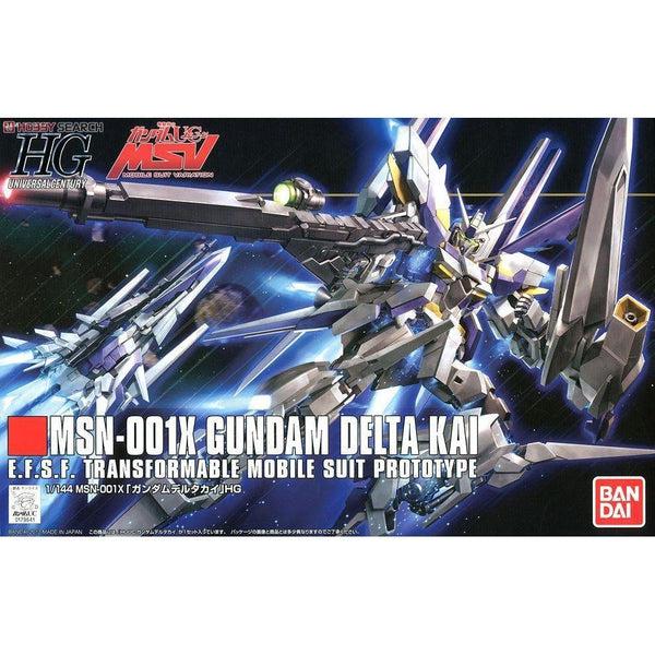 Bandai 1/144 HGUC MSN-001X Gundam Delta Kai package art