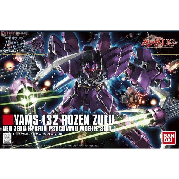 Bandai 1/144 HGUC YAMS-132 Rozen Zulu package artwork