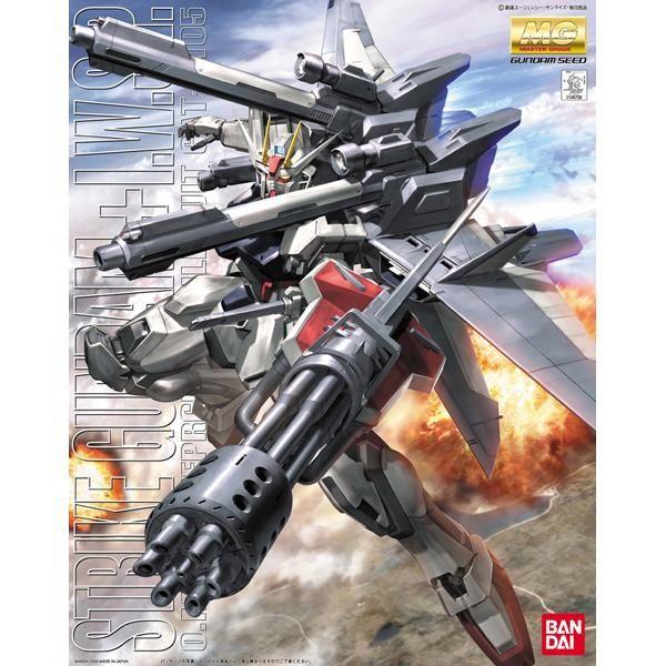 Bandai 1/100 MG Strike Gundam + IWSP package art