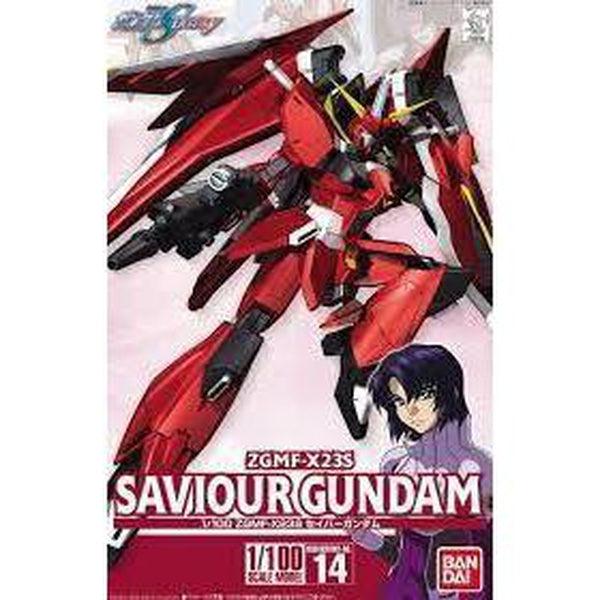 Bandai 1/100 IGMF-X23S Saviour Gundam Cover Art